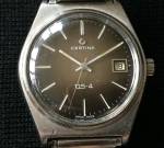 Certina DS-4 automatic steel dark grey dial separate date, 70's, 1450 SEK 2020-02-19