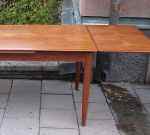 Large Danish diningtable with extensions, teak, 60's