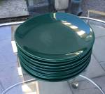 5 Colorado green plates Stig Lindberg Gustavsberg Sweden, 75 SEK/item 2023-12-04