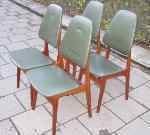 4 Norwegian chairs, 60's, Brdne Sörheim, Nesttun, Norway, SOLD