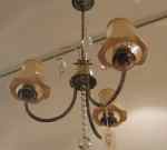 Small, classicist chandelier, Elis Bergh, Orrefors, 5200 SEK