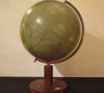 Globe with compass, 40's
