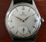 City Bravur steel separate second white dial SOLD 2022-03-20