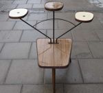 Danish 50's plant stand in three tiers