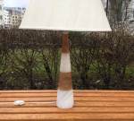 Marble two tone cone shaped table lamp ca 70's 1650 SEK 2023-01-15