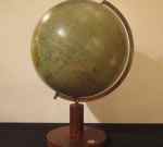Globe, 40's with compass