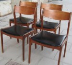 4 Danish chairs, 50's, SOLD
